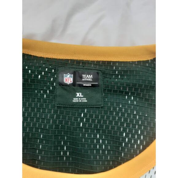 Green Bay Packers NFL Womens Mesh Tank Top Jersey XL Team Apparel - Picture 3 of 4
